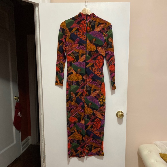 Mushroom print Farm Rio maxi dress - Picture 2 of 4